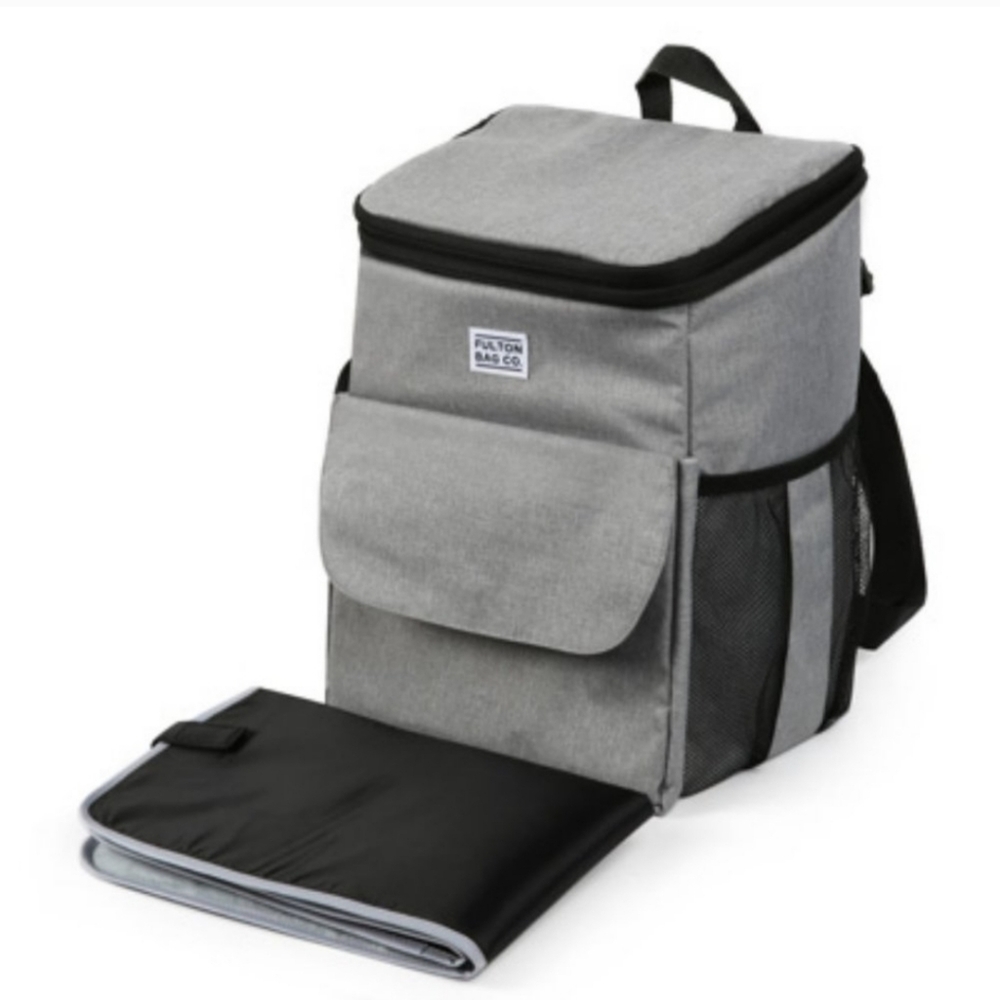 Fulton Bag Co. Diaper Bag Backpack with Removeable Jumpsack & Changing Pad